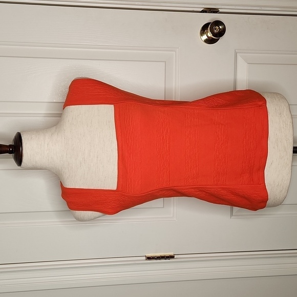 Maeve Tops - Maeve Anthropologie Women's Orange Cross Back Knit Tank Size S NWT